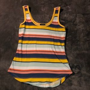 Colorfully stripped tank top